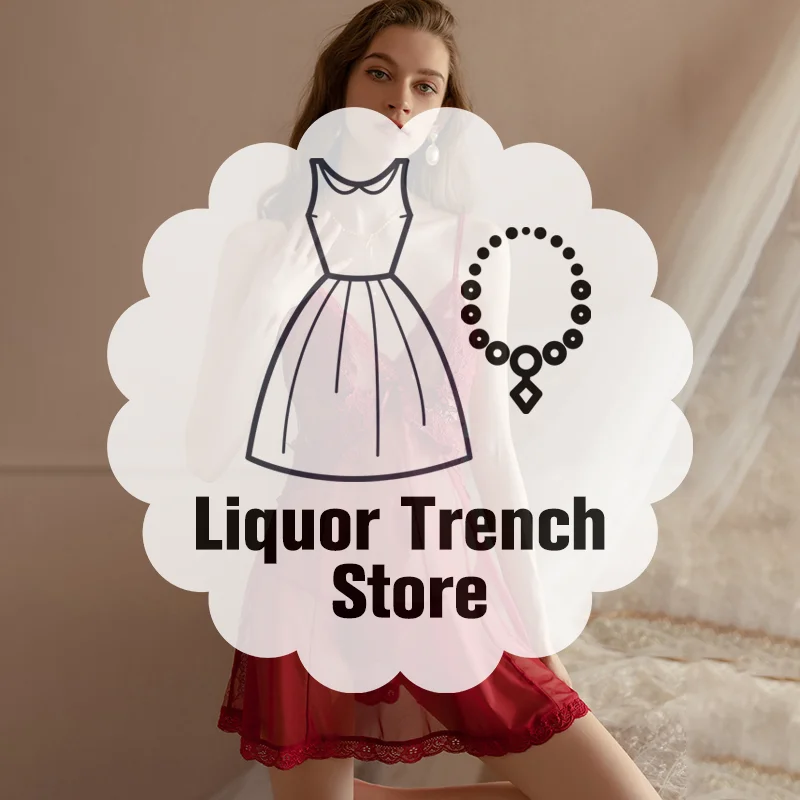 

Mesh Transparent Suspender Erotic Sleepwear Women's Lace Seductive Nightgown