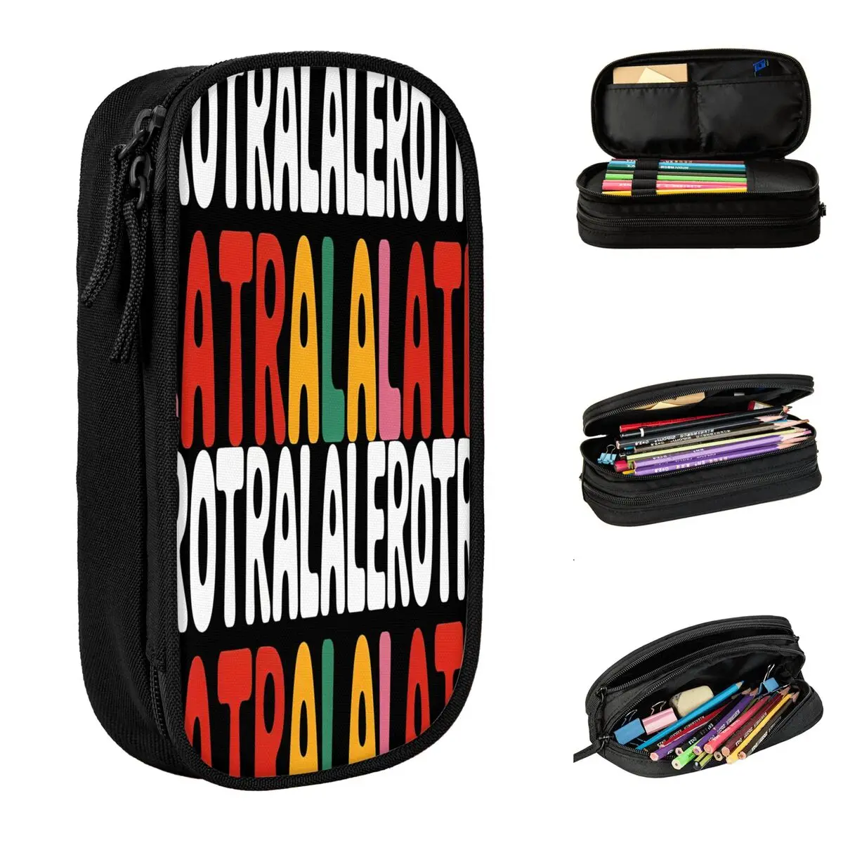 

Lovely Pencil Case Tralalero Tralala Pencil Bag Italian Brainrot School Pencil Cases Boy Girl Canvas School Stationery