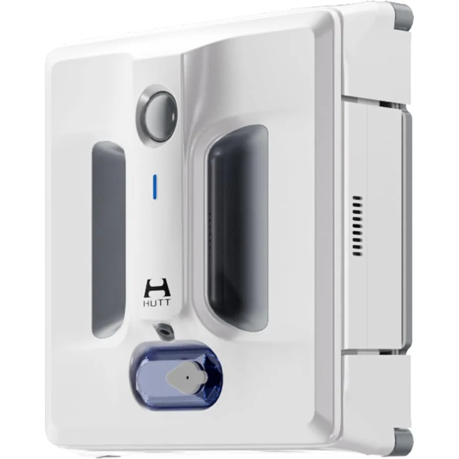 Robot per la pulizia delle finestre automatico A1 aggiornato con 4 ugelli di spruzzo d'acqua e elevata potenza di aspirazione 6000PA dotato di rilevamento del sensore laser