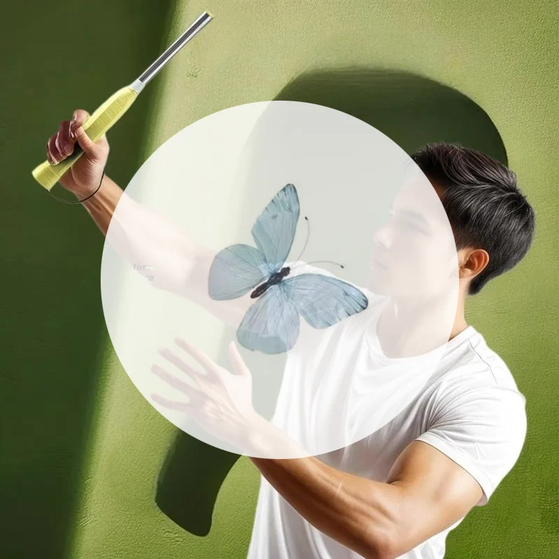 

High Ball Wrist Power Trainer- 1PC, Portable & Lightweight, Corrects Badminton Action