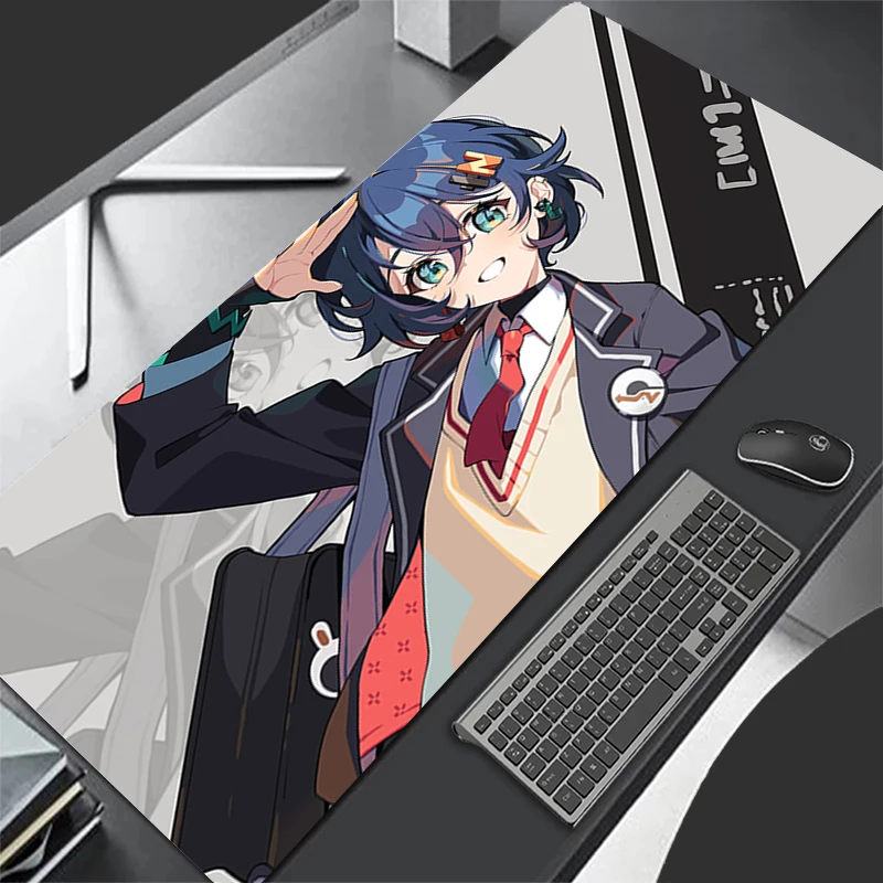 Mousepad Computer Gaming Accessories Keyboard Pad Office PC Rubber Mouse Pad Z-zenless Zone Zero Belle Decoracion Desk Mouse Mat