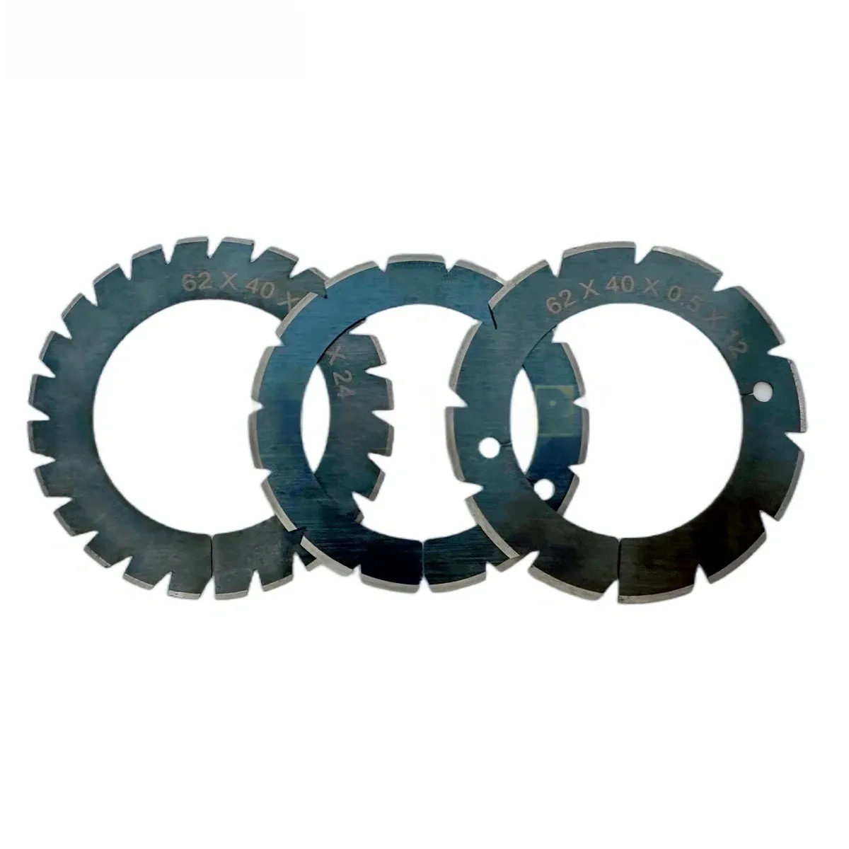 10Pcs Folding Machine Blades Tooth Blade MBO Folder Creasing Blades Blue Steel