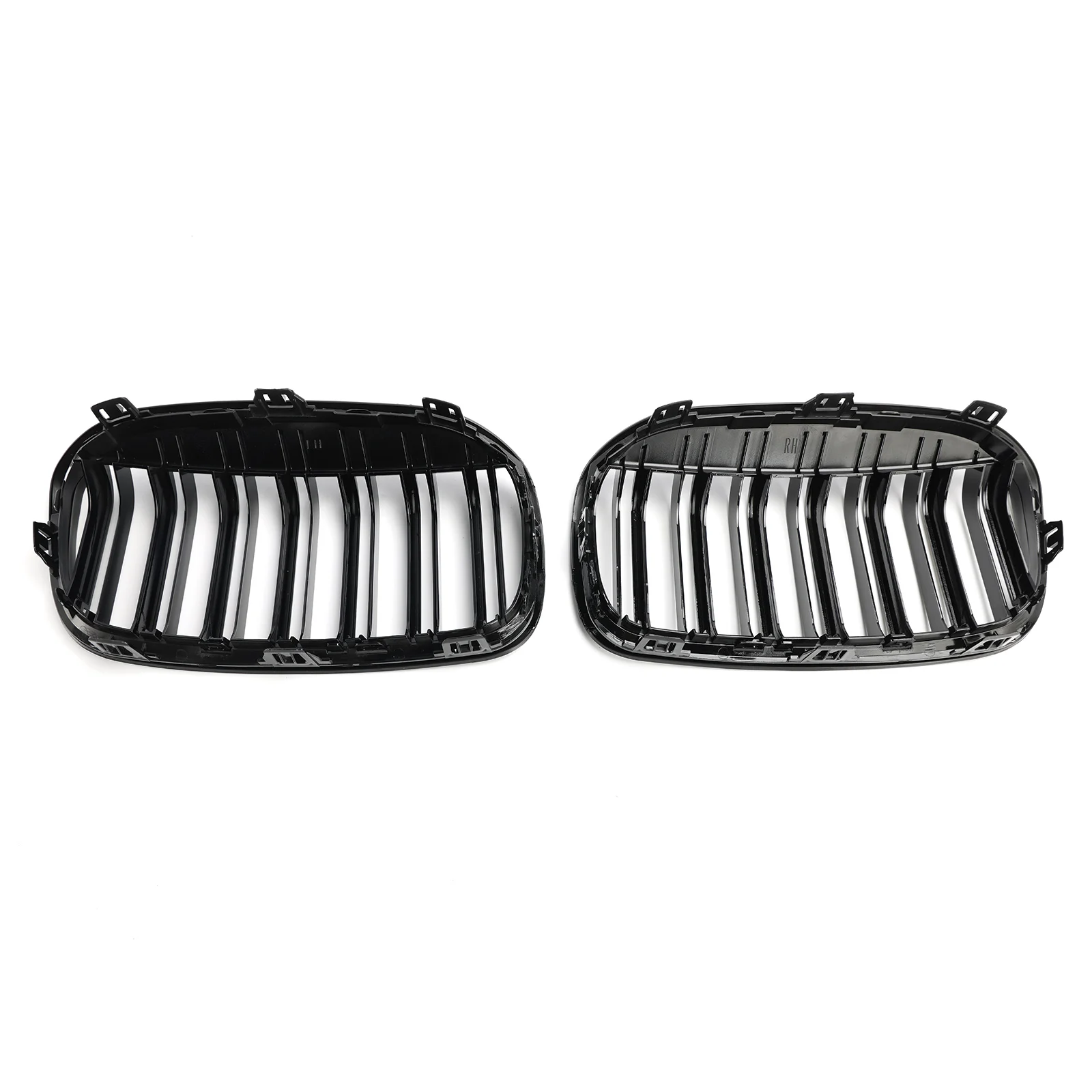 

2PCS Gloss Black Front Kidney Grill Grille For BMW 2 Series F45 F46 2018 2019 2020 2021