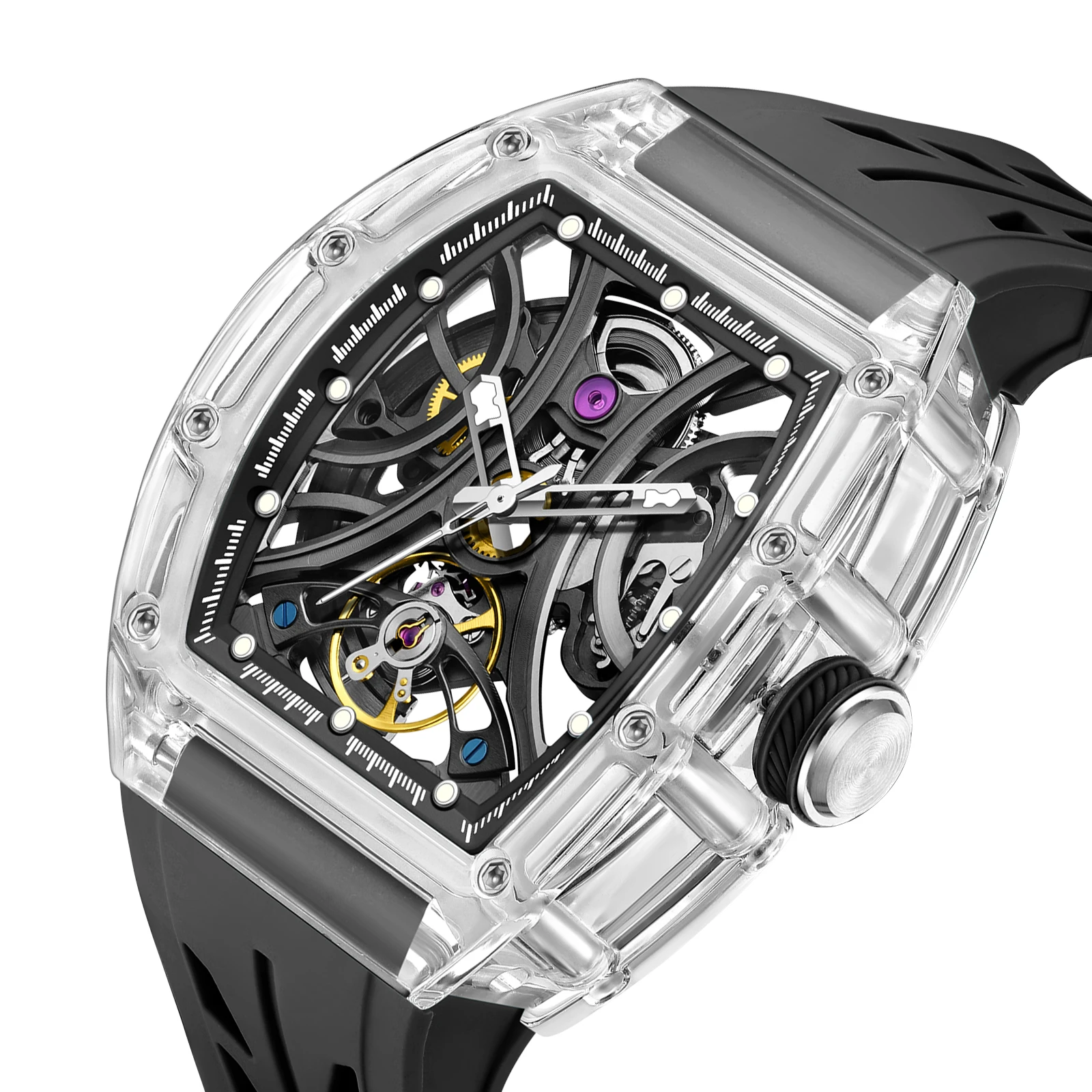 

Stainless Steel case Automatic Mechanical Movement 50m Waterproof OEM Cutomize Logo Couple Lovers Luxury Watches