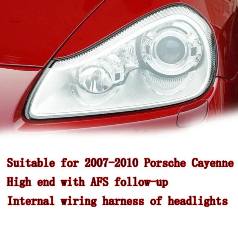 Suitable for 07 08 09 10 Porsche Cayenne Cayenne Cayenne headlight internal wiring harness Cayenne headlight plug wiring harness