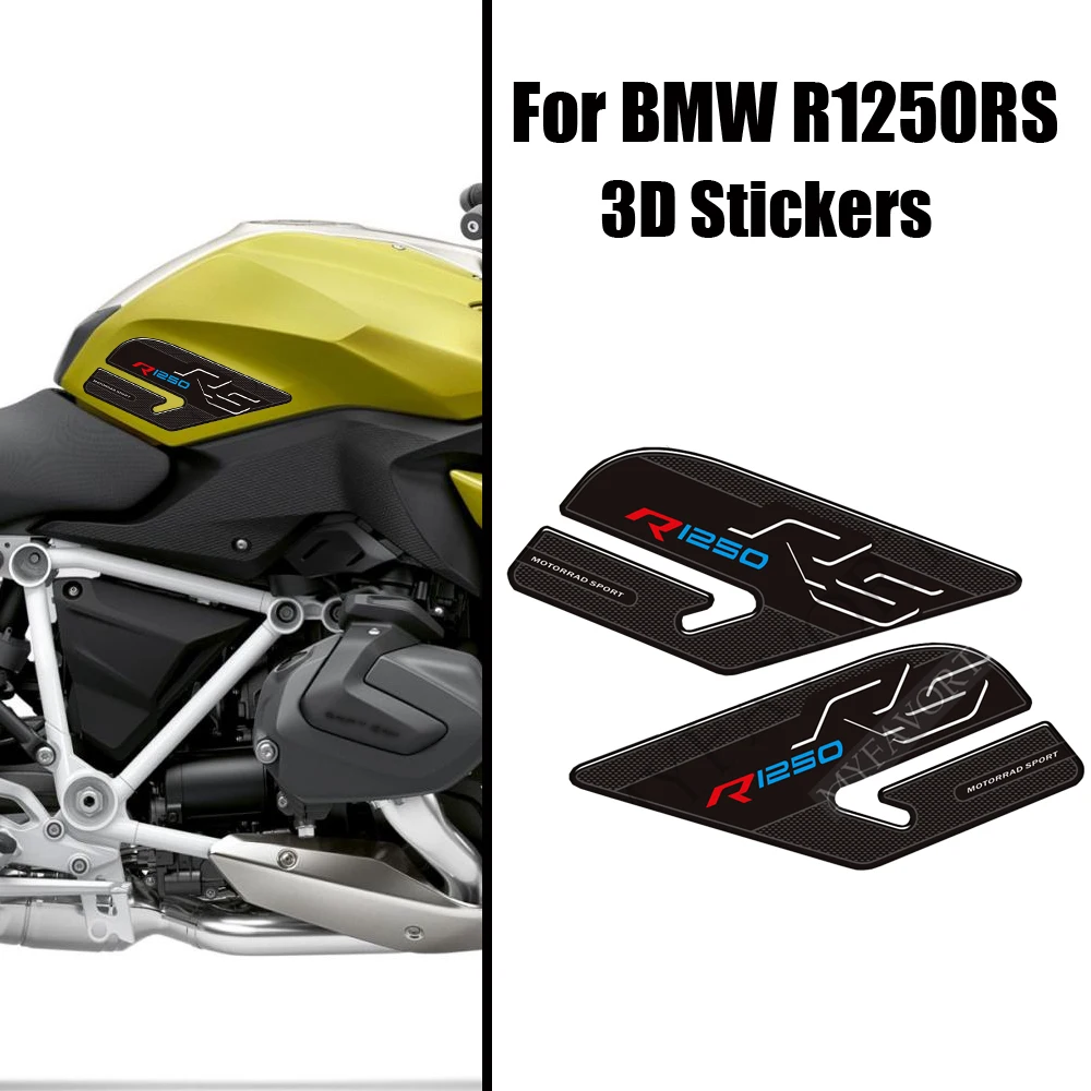 

2019 2020 2021 2022 Motorcycle Tank Pad Grips Gas Fuel Oil Kit Knee Protection Stickers Decals For BMW R1250RS R 1250 RS R1250