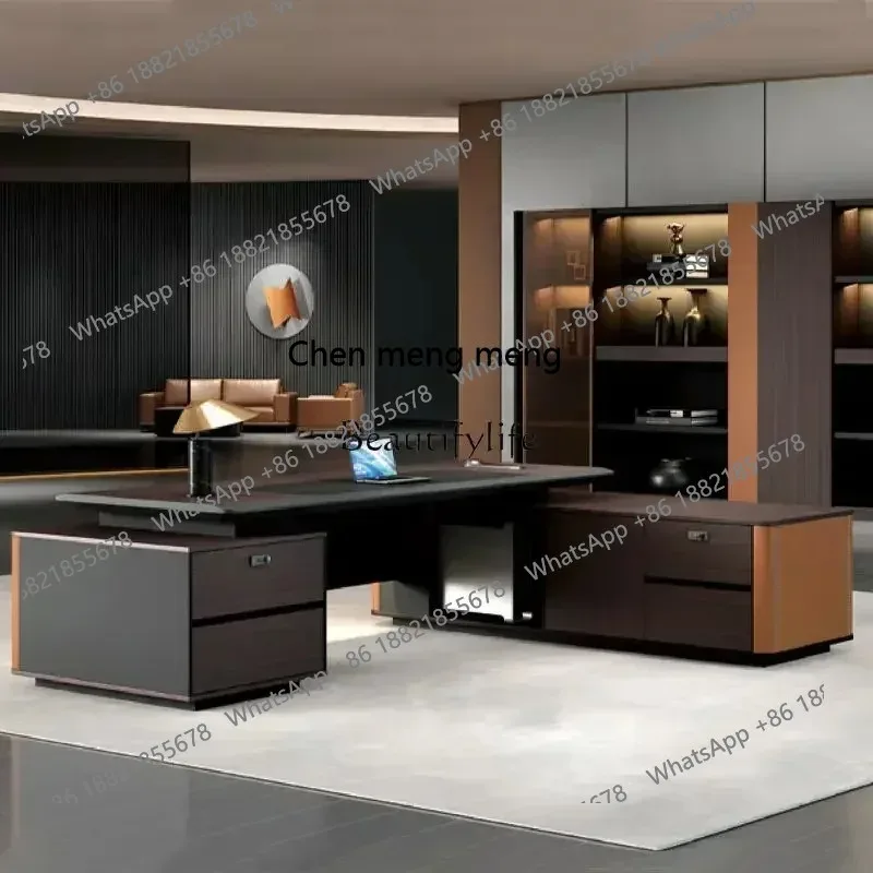 style  Desk boss modern class office simple ss 8617