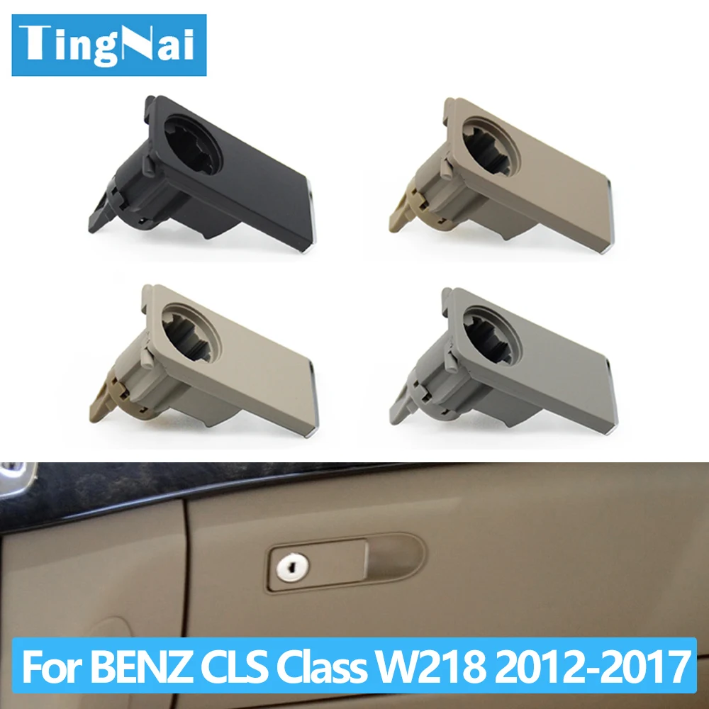 W218  Car Passenger Side Glove Boxes Handle Cover Lid Lock Toolbox Box Cover Switch For Mercedes BENZ CLS Class CLS300 CLS320