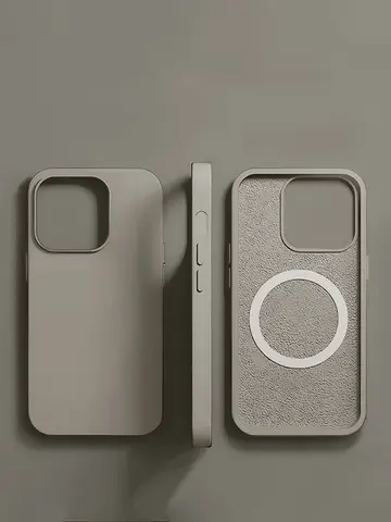 Funda magnética Original Magsafe para Apple iPhone 16 15 14 13 12 11 Pro Max Plus, funda de silicona líquida con carga inalámbrica para teléfono