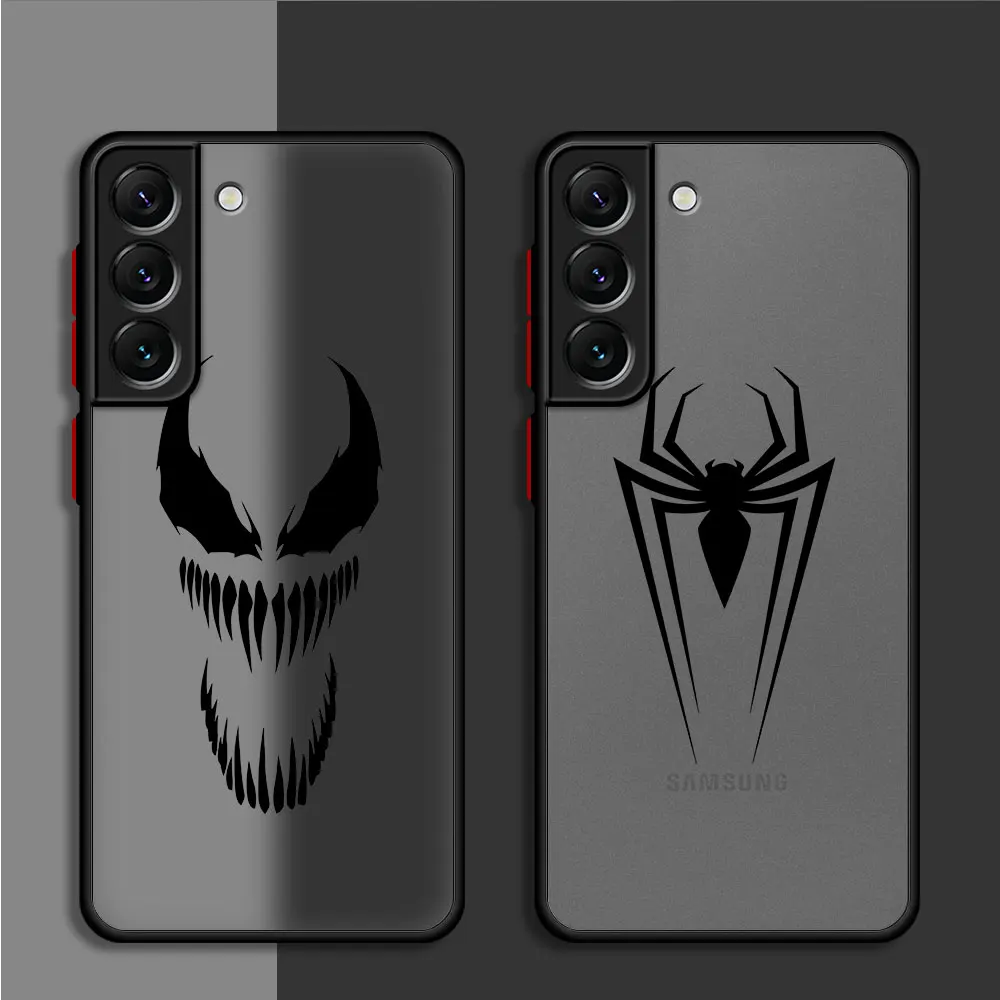 Shockproof Case for Samsung Galaxy S22 S9 S20 FE S23 Ultra Note 20 S23 FE S21 S24 Plus S10 Plus Marvel Spiderman Ironman Cover