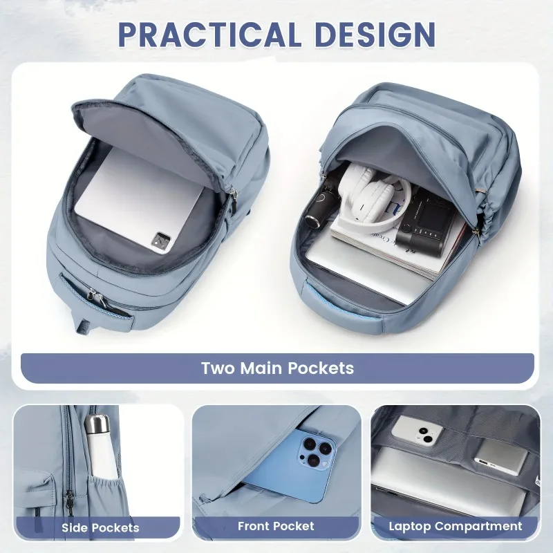 حقيبة ظهر لطلاب الجامعات، الفتيات في المدارس الثانوية، الفتيات في المدارس المتوسطة، متعددة الاستخدامات، مناسبة للأولاد، الاستخدام اليومي في الهواء الطلق.