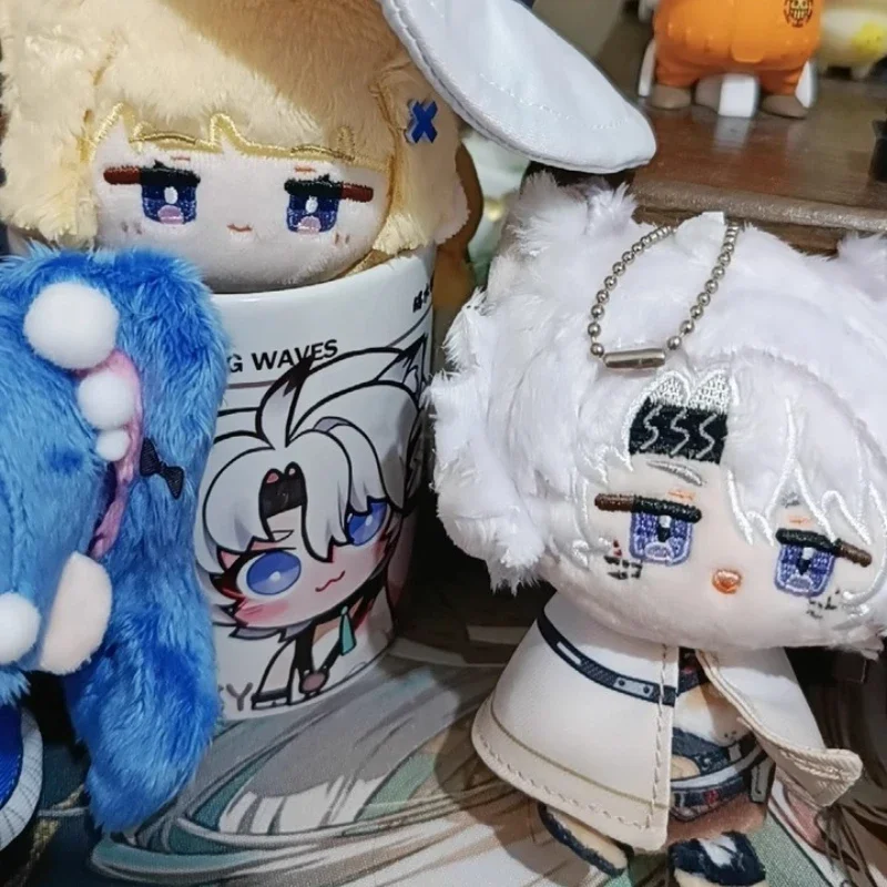12cm Anime juego Wuthering Waves Kawaii Cosplay algodón Dango muñeca Cartethyia Phoebe dibujos animados Mini peluches figuras  j