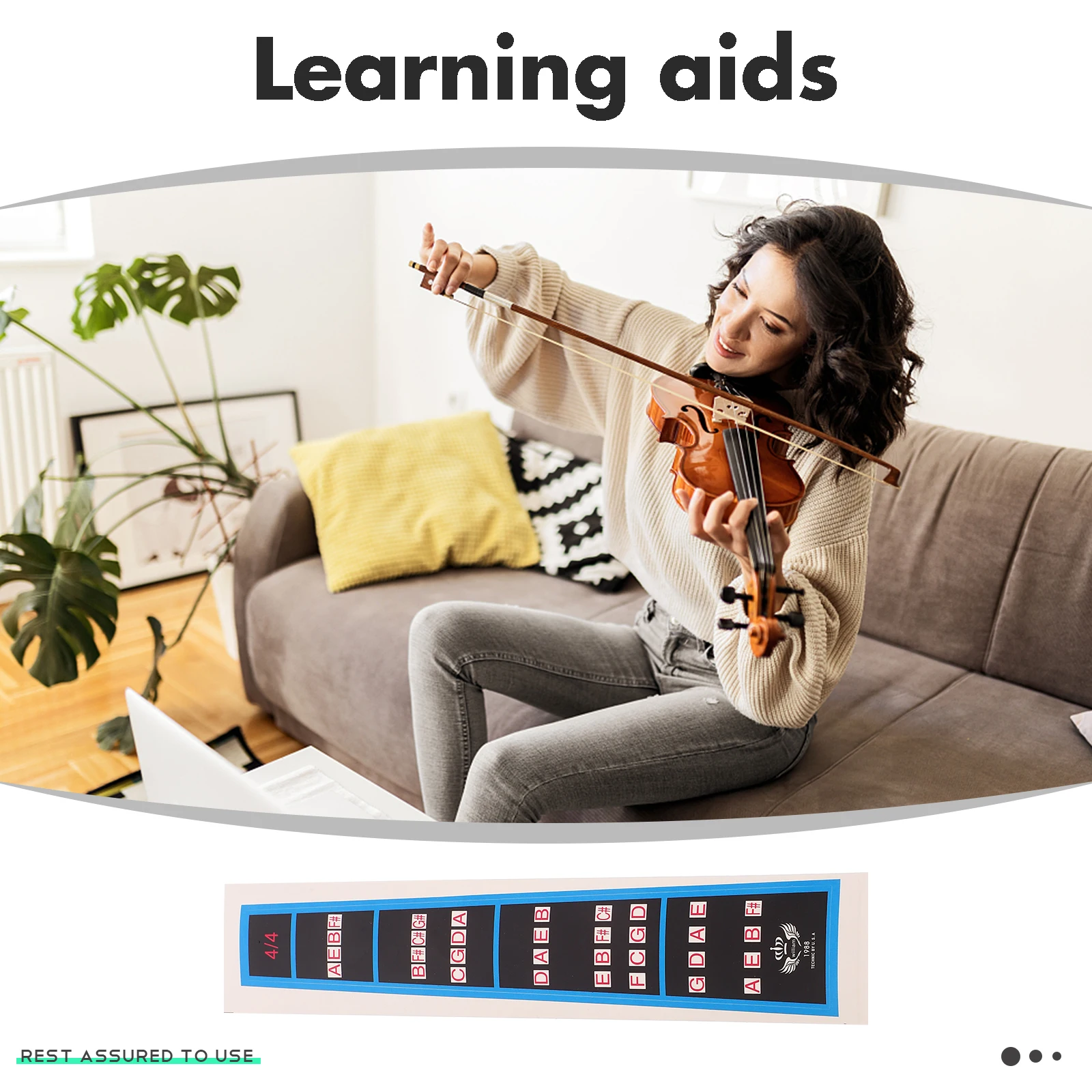 Fingerboard Tape Stickers for Violin Fingers Fiddle Fretboard Tapes Accessories Guide