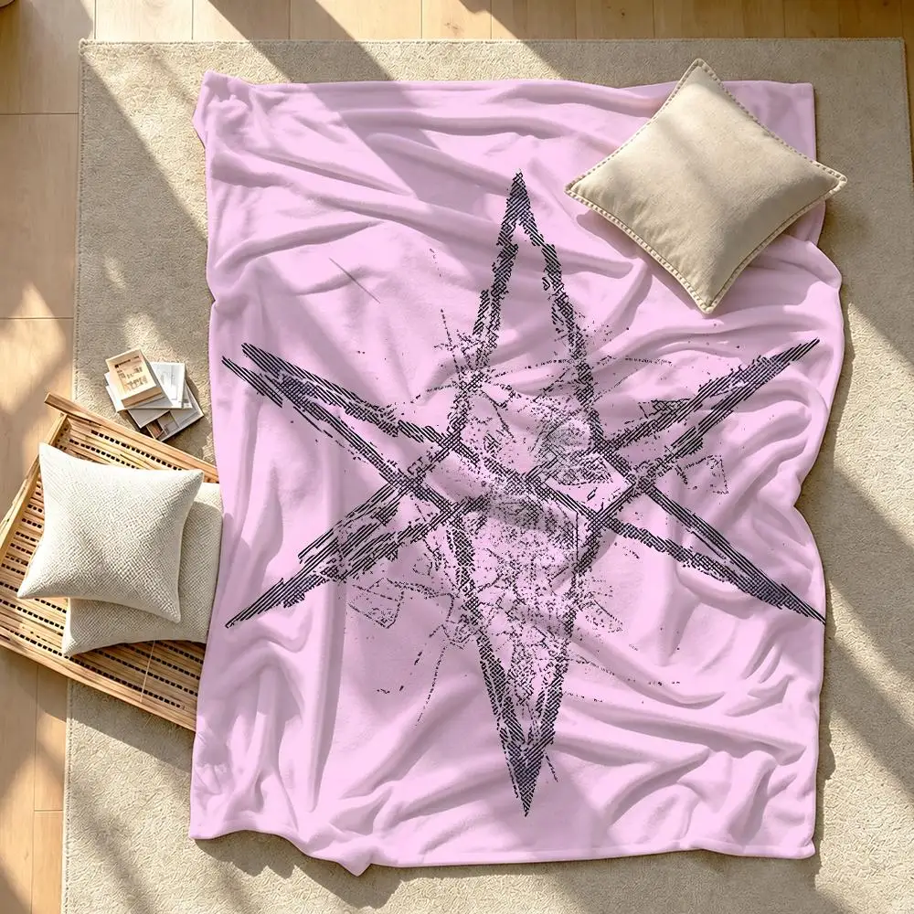 Rock Band Bring Me The Horizon Throw Short Plush Throw Blanket Soft Skin-Friendly Multi-Scene Home Office