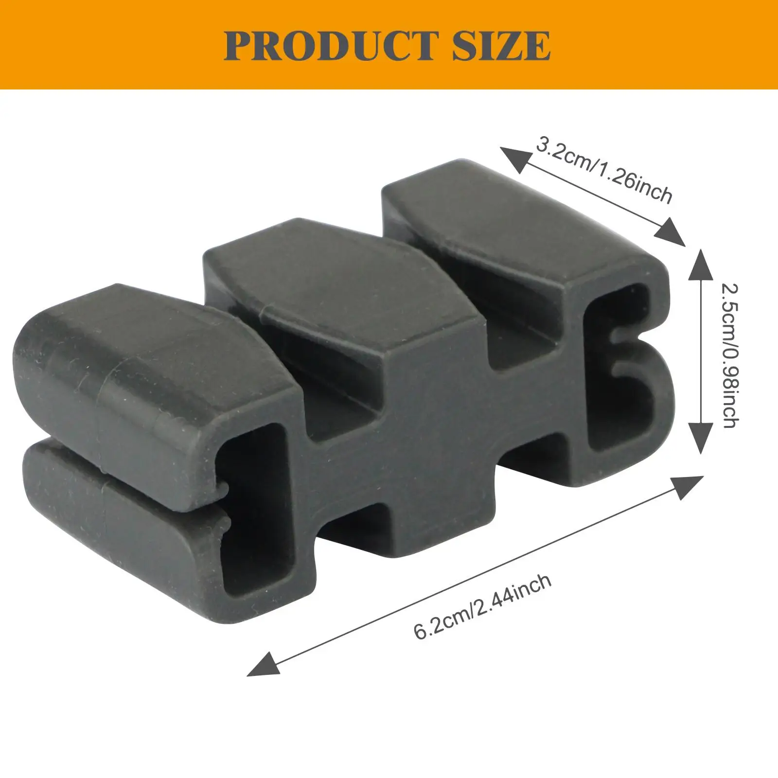 Weighted Cord Holder Phone Cord Holder Wire Line Organizer Cord Management Cable Clip Holder for Home Travel Phone Bedroom Desk