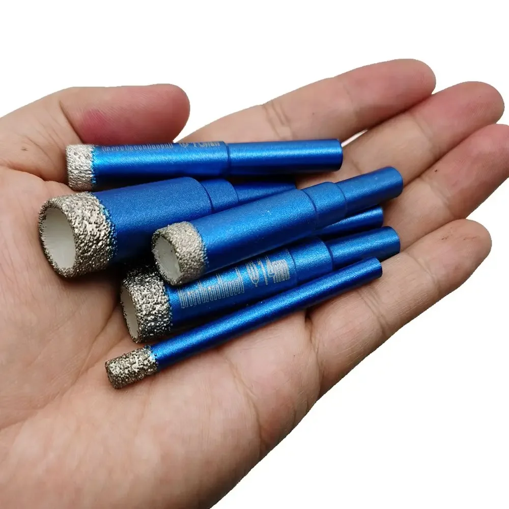 เพชรแห้ง Core เชื่อมเลื่อย Anhydrous Glass เจาะ Bits สําหรับแก้วหินแกรนิตกระเบื้องพอร์ซเลนหินอ่อน 5 6 8 10 12 14 16 มม.
