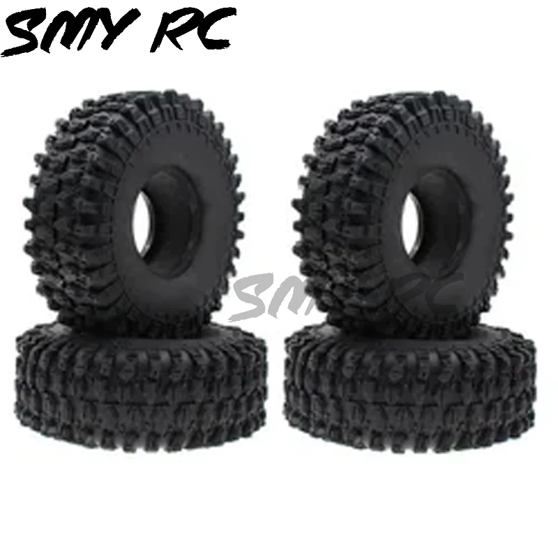 

4 шт. 120 мм 1,9 дюйма резиновые шины для колес 1:10 RC Rock Crawler Axial SCX10 90046 Traxxas TRX-4 AXI03007 D90 D110 TF2