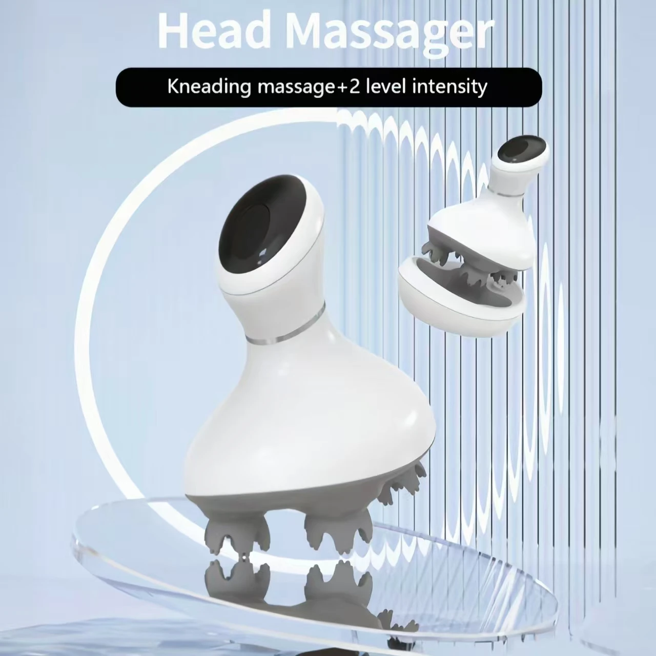 Portable Waterproof Electric Head Massager