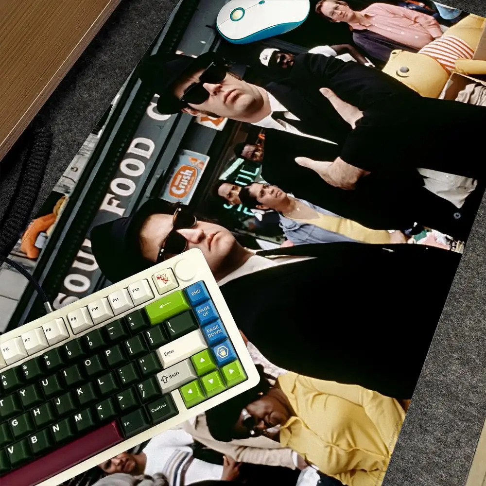 

Mouse Pad Xxl Computer Brothers Movie Large Size Non-slip Gamer Keyboard 90x40cm Art The Design B-Blues HD Deskmat