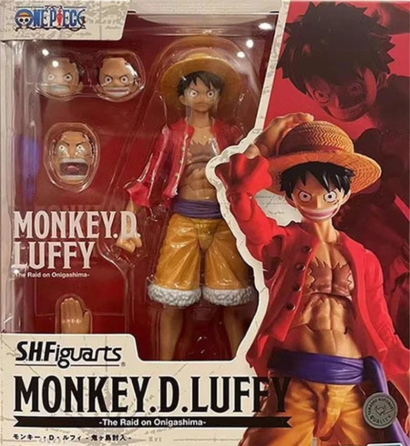 

Bandai Shf Monkey D Luffy Фигурка Остров призраков Глава Шарнирная Коллекционная игрушка Робот ручной работы В наличии