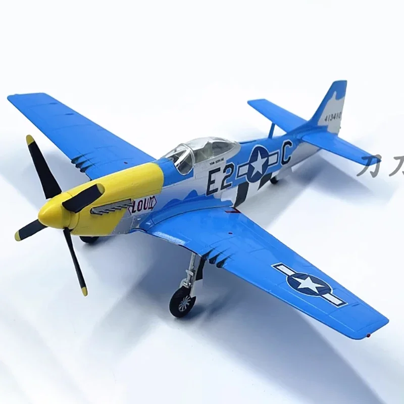 New Diecast 1:72 Scale American WWII P51D Mustang Fighter Plastic Finished Model Static Decoration Souvenir Gifts for Adult Boy