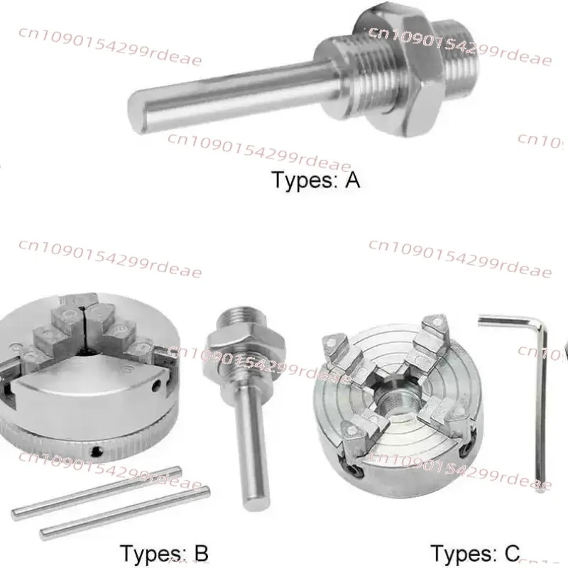 

Heavy Duty Self Centering Lathe Drill Chuck 3/4 Jaws M12 X 1 Mm Linkage Electric Drilling Tool for Precision Machining