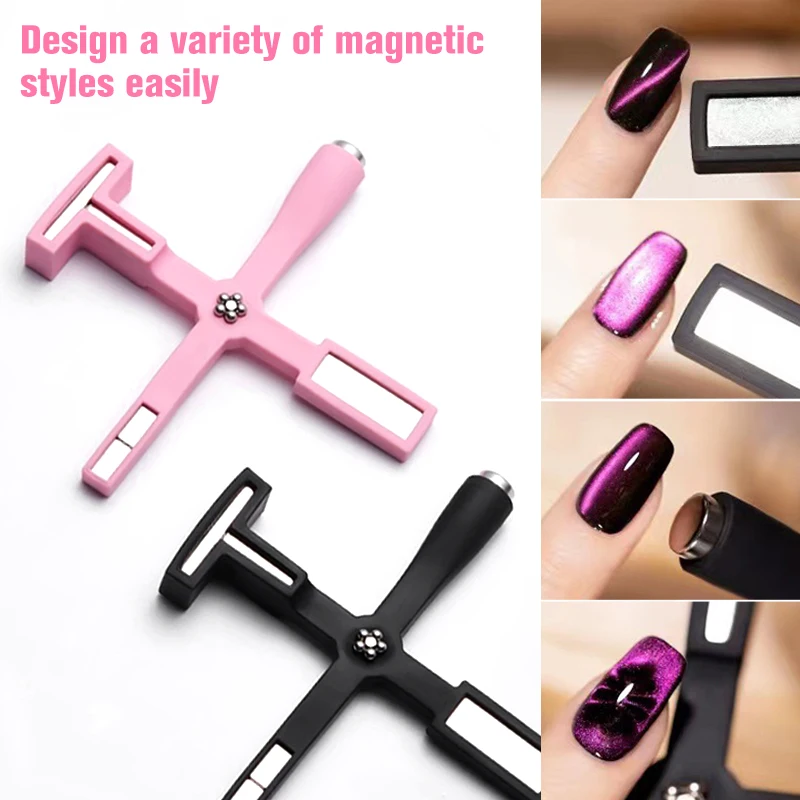 New Multifunctional Cat Eye Gel Magnet 5-in-1 Gel Polish Cat Eye Magnetic Pen Tools Professional Nails Salon Manicure DIY