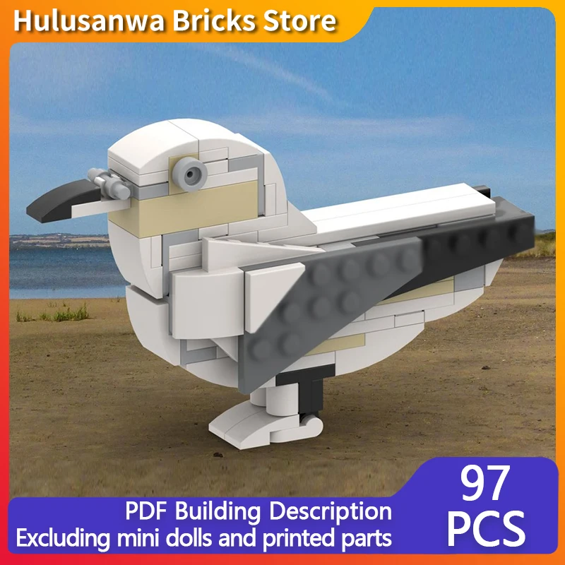 

Creators Animal Series Model MOC Building Block Birds Seagull Modular Technology Gifts Holiday Assemble Children Toys Suit