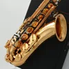 Personalización hecha a mano Saxofón tenor Negro Níquel Oro Estuche de lujo 1