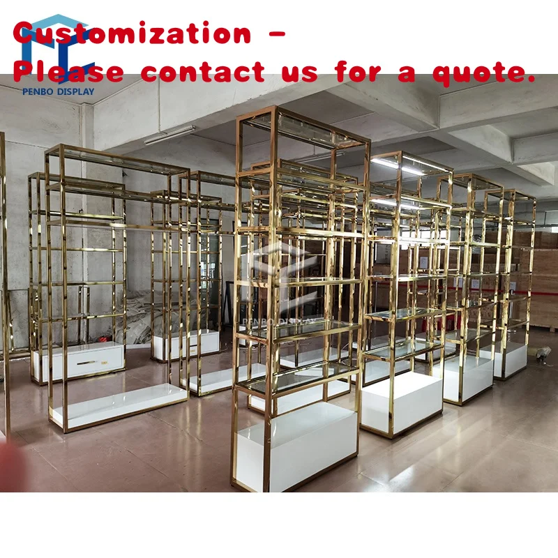 custom.High Quality Display Shelf Furniture Stand Design Garment Store Clothing Display Rack