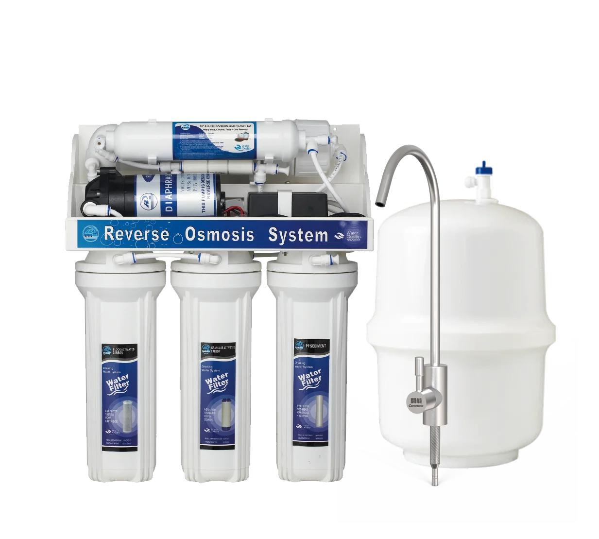 Home and Hotel RO Water Purifier with UV Disinfection Water Furifier Reverse Osmosis Mineral or Alkaline Water Filter