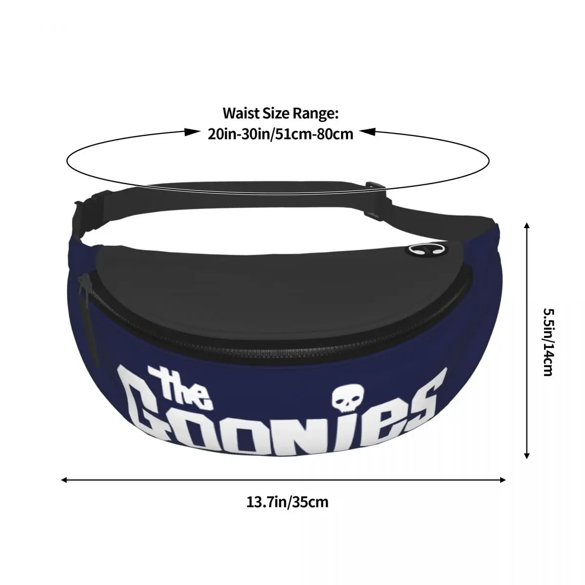 Casual Vintage Film The Goonies Fanny Pack Voor Running Vrouwen Mannen Crossbody Heuptas Telefoon Geld Zakje