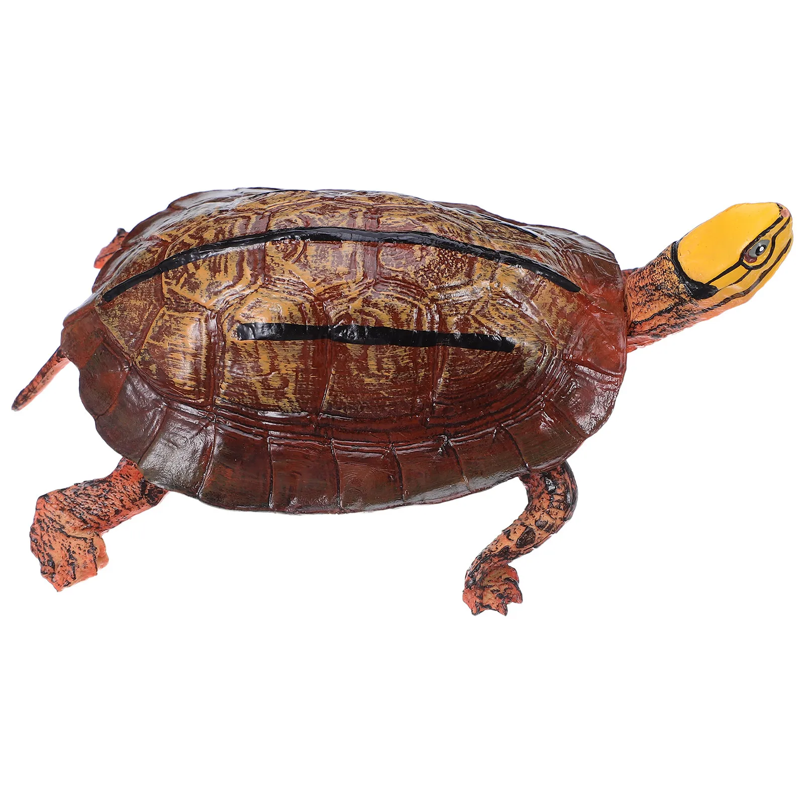 Plastic Simulated Turtle Sculpture Detailed Realistic Garden Balcony Desk Decoration Nature Animal Figure Turtle Figure Toys