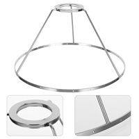 Shell Hanging Lamp Frame 4cm Inner Diameter DIY Desk Lamp Shade Pendant Light Frame Decorative Metal Lampshade Holder Lighting