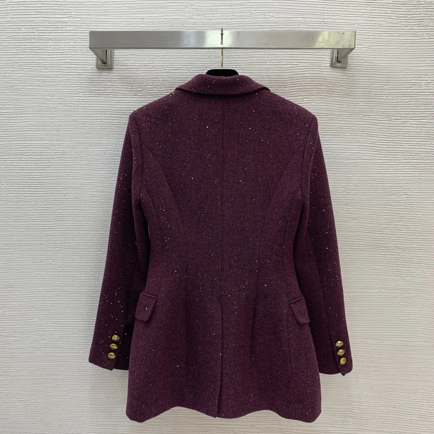 

Новое элегантное и модное изысканное шерстяное флисовое пальто, длинное плюшевое толстое теплое шерстяное двустороннее пальто, женская одежда