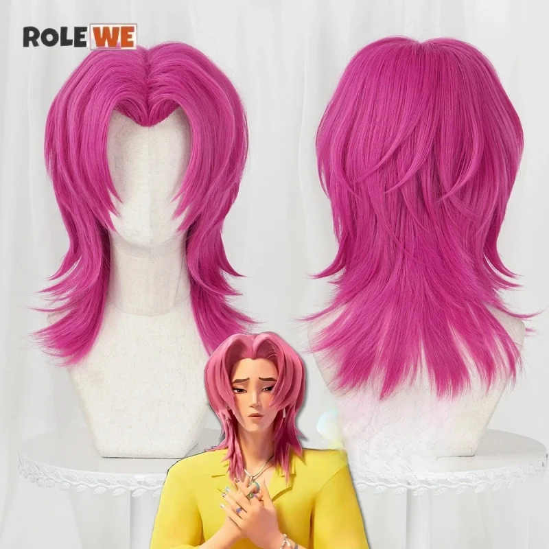 Mira Rumi Zoey Saja Boys Jinu Baby Abby Mystery Romance Wig Kpop Demon Hunters Cosplay Free Wig Cap Halloween Costume Props