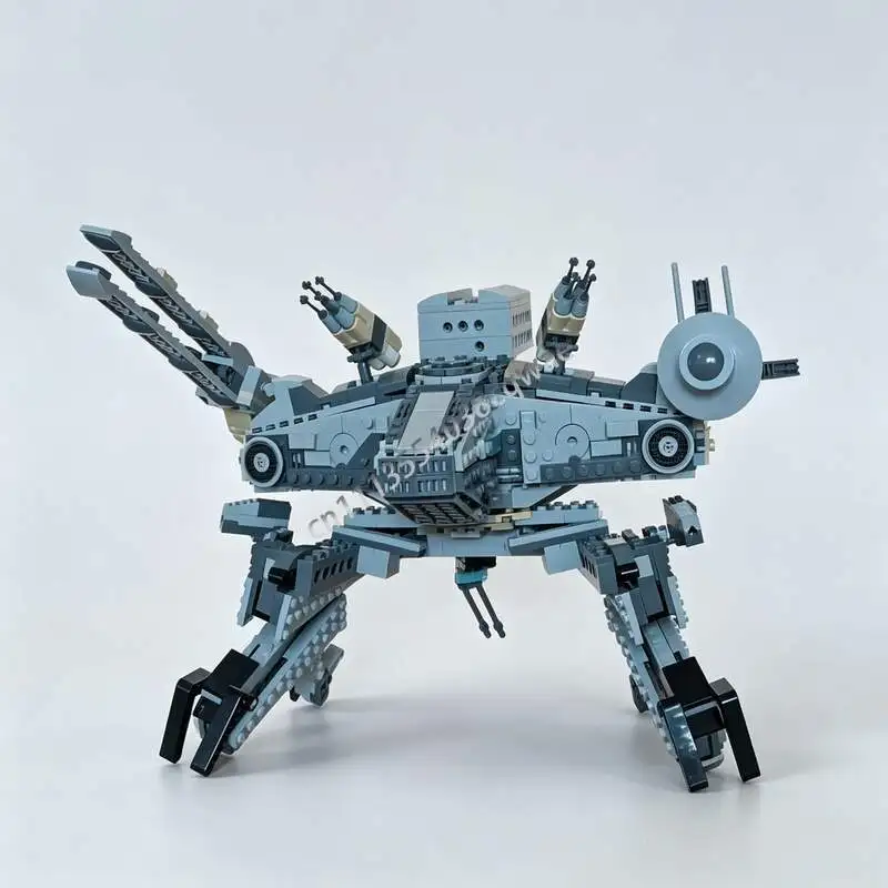 NEW 639PCS REX Mech Robot Transformer MOC Custom Building Blocks DIY Creative Assembly Model Sci-Fi Toy Collection Display Gift