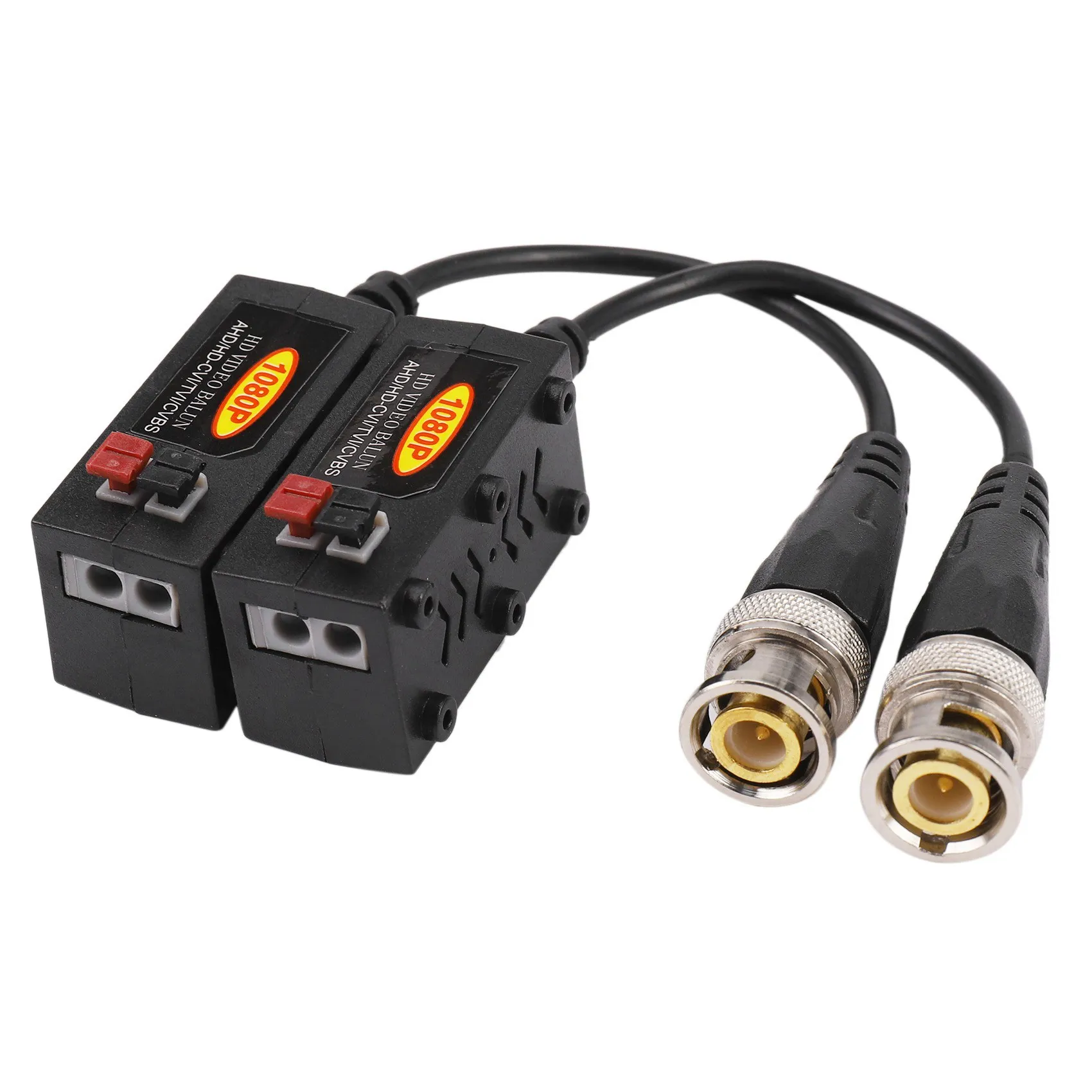

1080P AHD/HD-CVI/TVI/CVBS Passive HD Video Balun Transmitter 20 Pairs (UTP Up To 350M-600M)-AT64