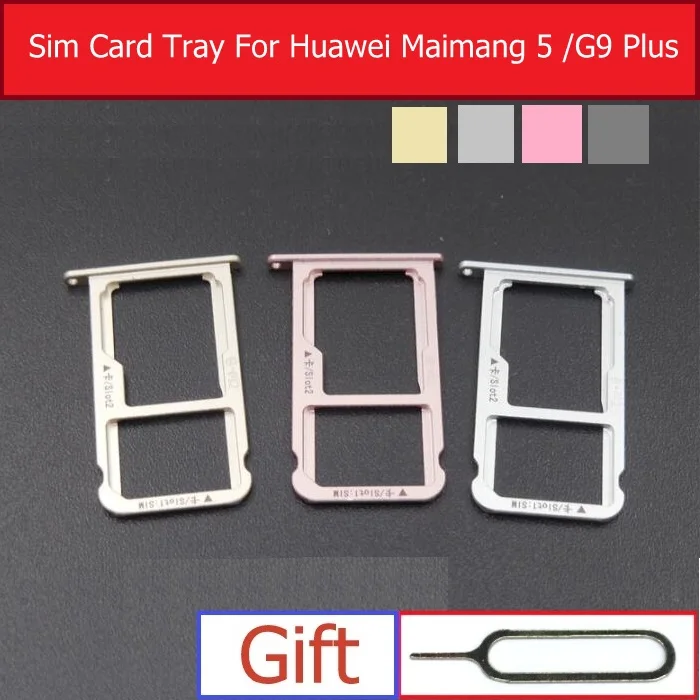 Memory & SIM Card Tray Holder For Huawei NOVA G9 Plus Maimang 5 Sim Card Reader Slot Socket Adapter Repair Replacement Parts