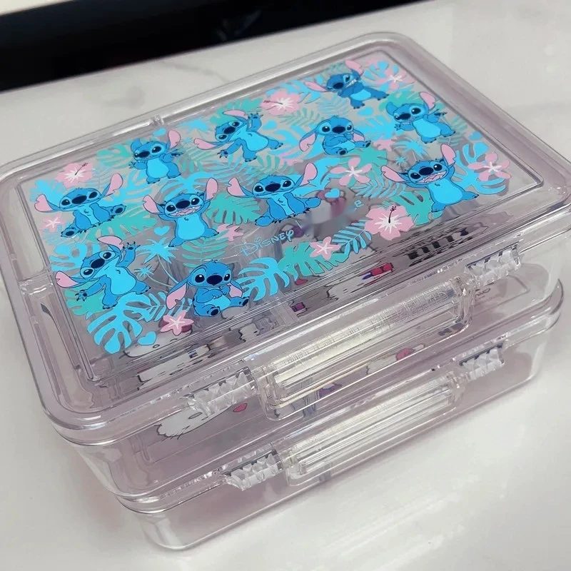 

Anime Figure Stitch Kt Cat Tirtan Material Lunch Box Student Freshness High Temperature Resistant Meal Box Essential In School