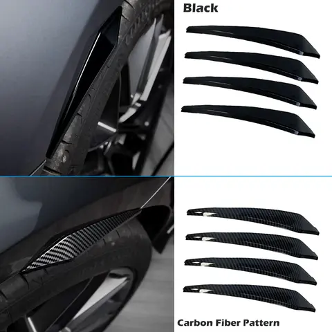 4 st. kolfibermönster bilhjul skärmbreddare universella stänkskydd dekorativa tillbehör 8 best sales Hot Wheels Subaru WRX STI - №7