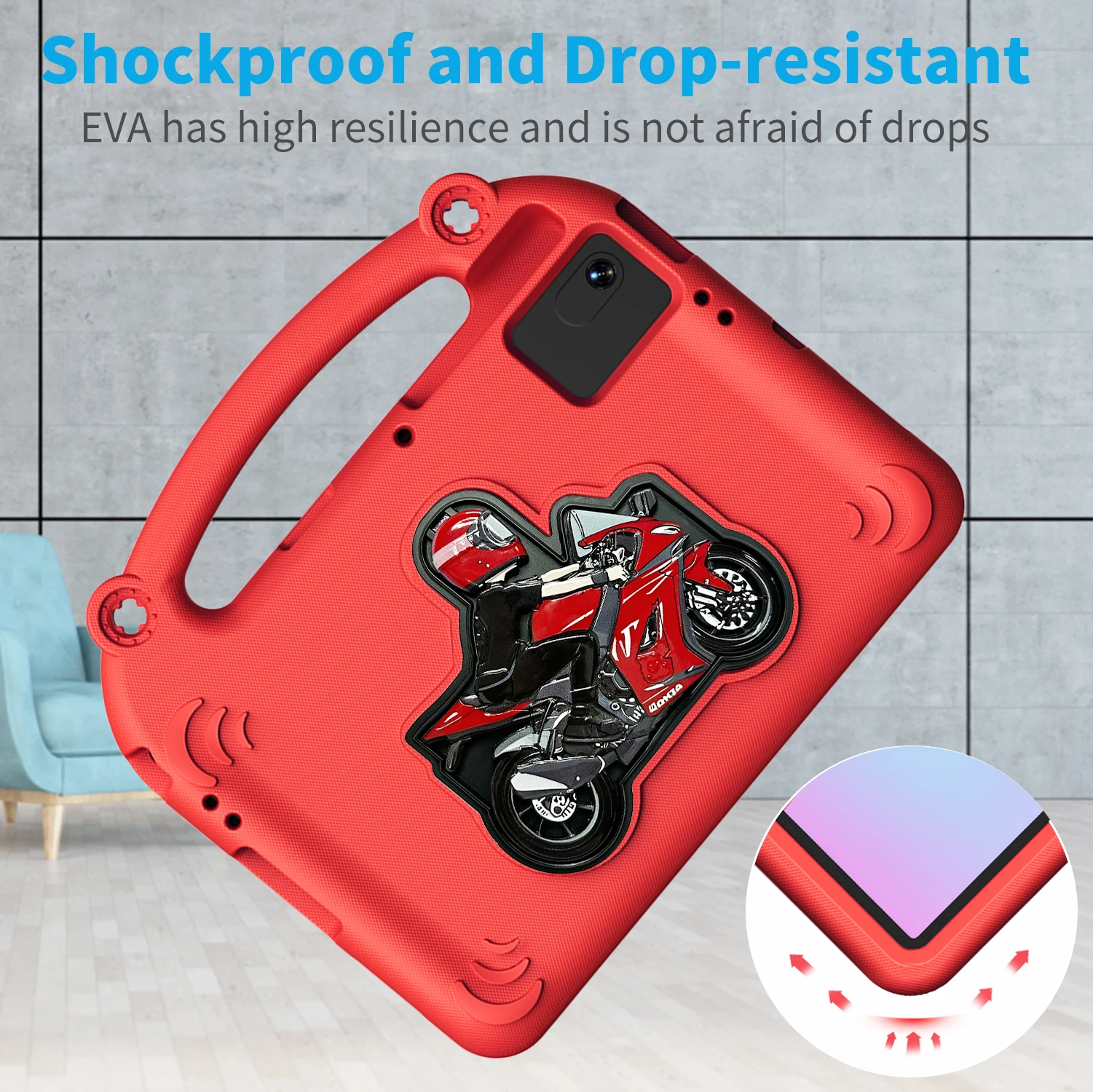 EVA Kids Case for Samsung Galaxy Tab S7/S8/S9/S9 FE /S 10/S 10 FE /S10 Lite/S11 10.9/11