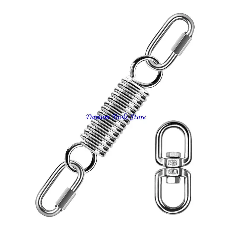 57BE High Strength Rotation Rotates Spring 304 Steel 250kg Weight Bearing Simple Installation For Yogas Hammocks Hanging Chai