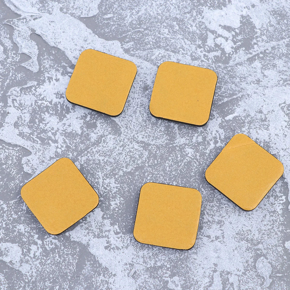 

16 pcs 30X30Mm Table Chair Foot Pads Self-Adhesive Floor Protector For Furniture Wooden Floors Noise Reduction Grey Furniture