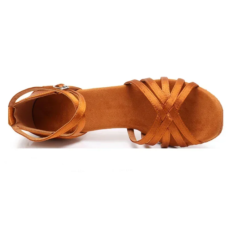 Hot Selling Women's Tango/Ballroom/Latin Dance Dancing Shoes Heeled Salsa Professional Dancing Shoes for Girls Ladies 5cm/7cm