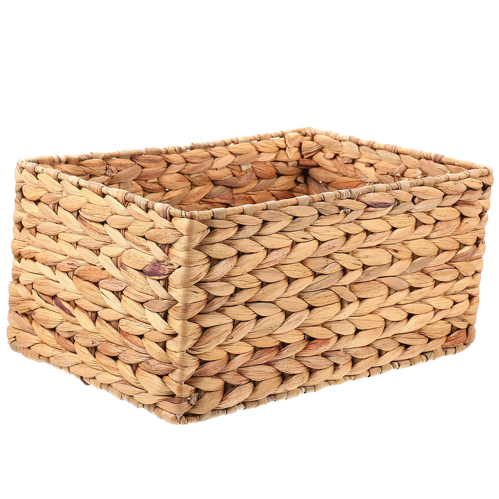 

Woven Storage Natural Straw Decorative Basket For Shelves Toilet Paper Hyacinth Basket Organizer Hyacinth Wicker Bin