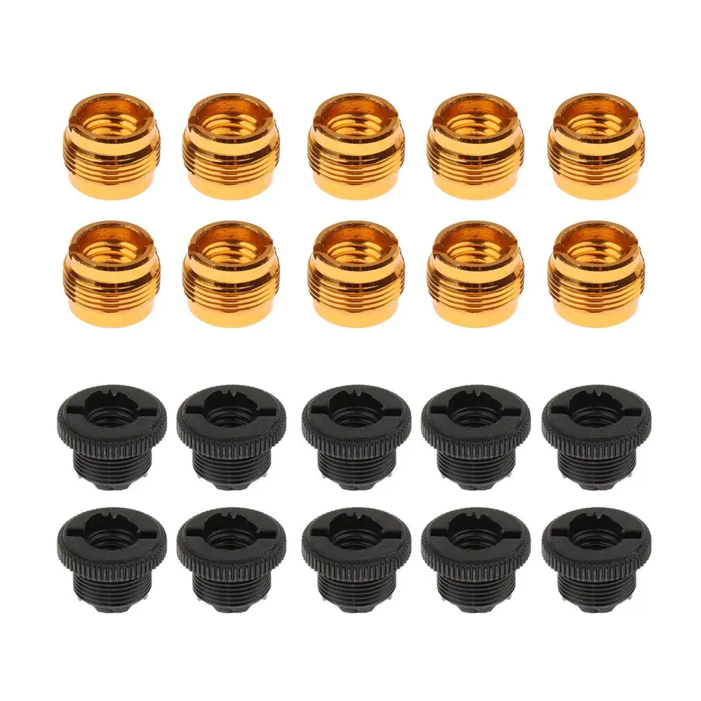 10pcs Microphone Clip Thread Adapter Shock Mount Screw Nut for Universal Stand Replacement Spare Parts