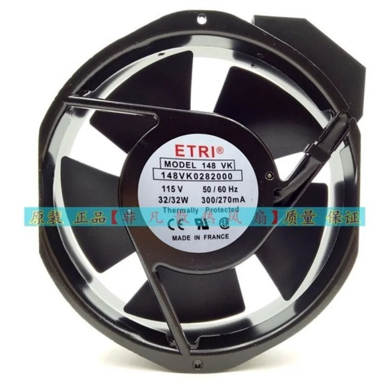 

Y ДЛЯ ETRI 148VK0282000 115 В 32/32 Вт 17238 17 см охлаждающий вентилятор