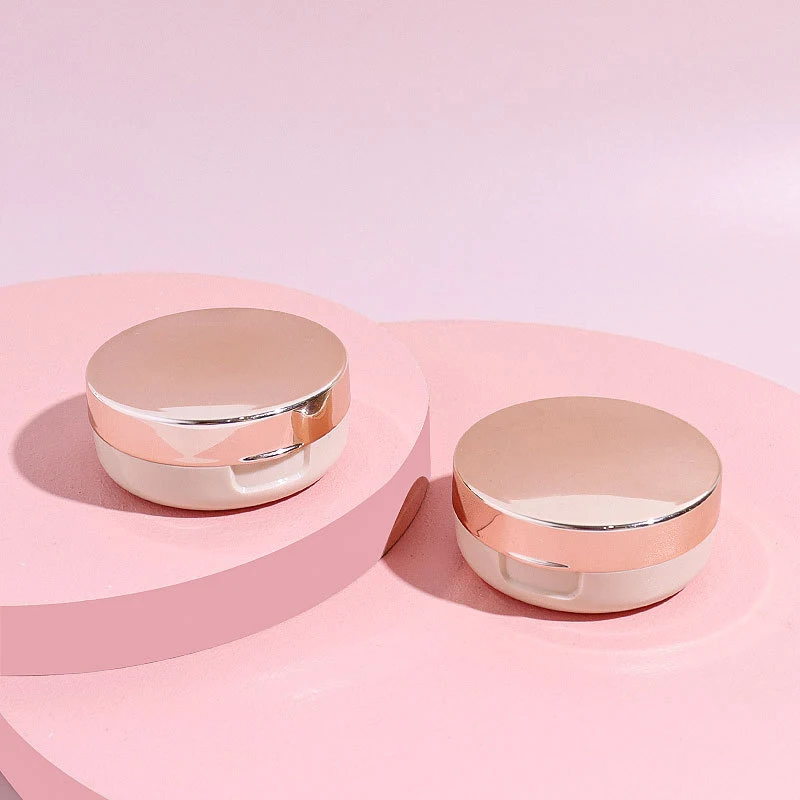 6g Leere Luft Kissen Puff Box Tragbare Kosmetik Make-Up Fall Container Mit Pulver Schwamm Spiegel Für BB Creme Foundation