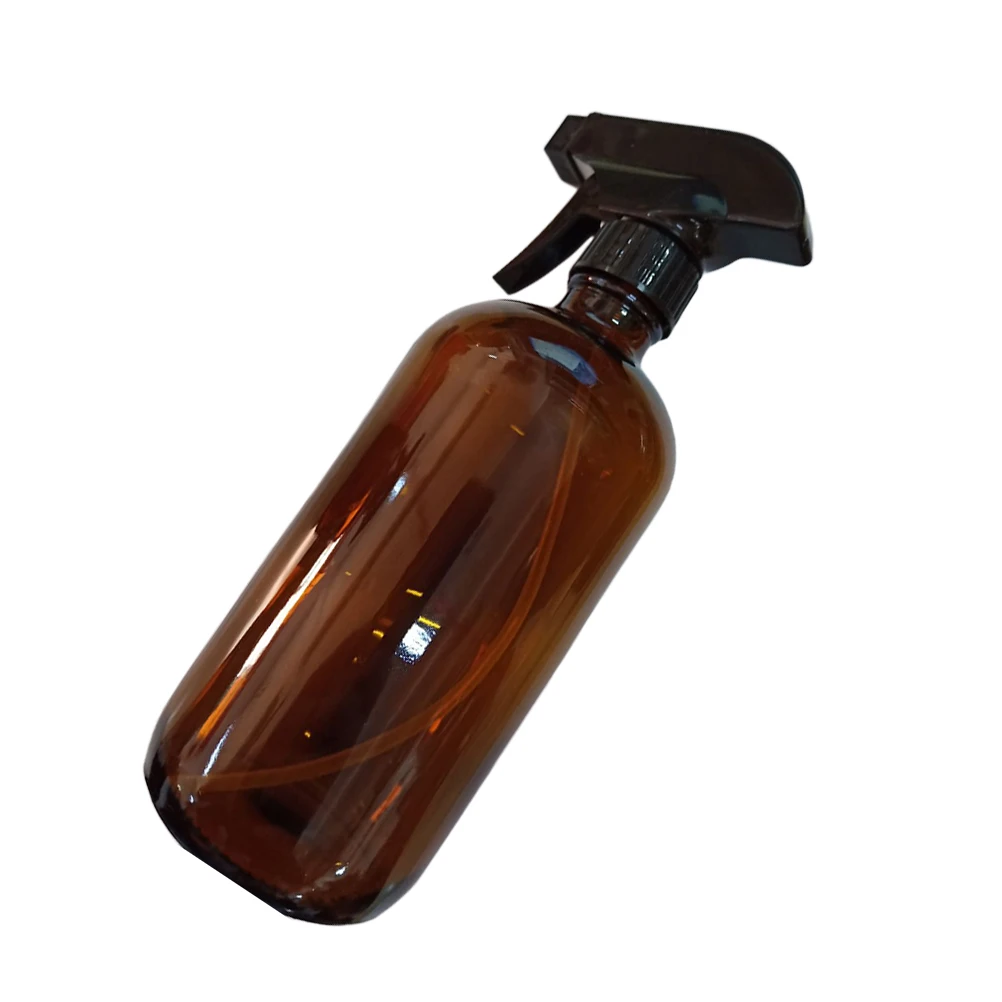

2pcs Long Neck Glass Bottles 500ml Clear Pump Bottles Leakproof Airless Dispensers Travel Liquid Storage